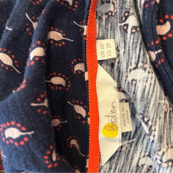 Boden Blue Flutter Sleeve Sheath Dress - Picture 5 of 5